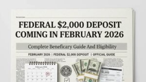 Federal $2,000 Deposit Coming in February 2026: Complete Beneficiary Guide and Eligibility